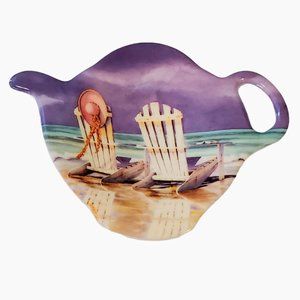 Melamine Tea Bag Holder Made in Italy NWOT